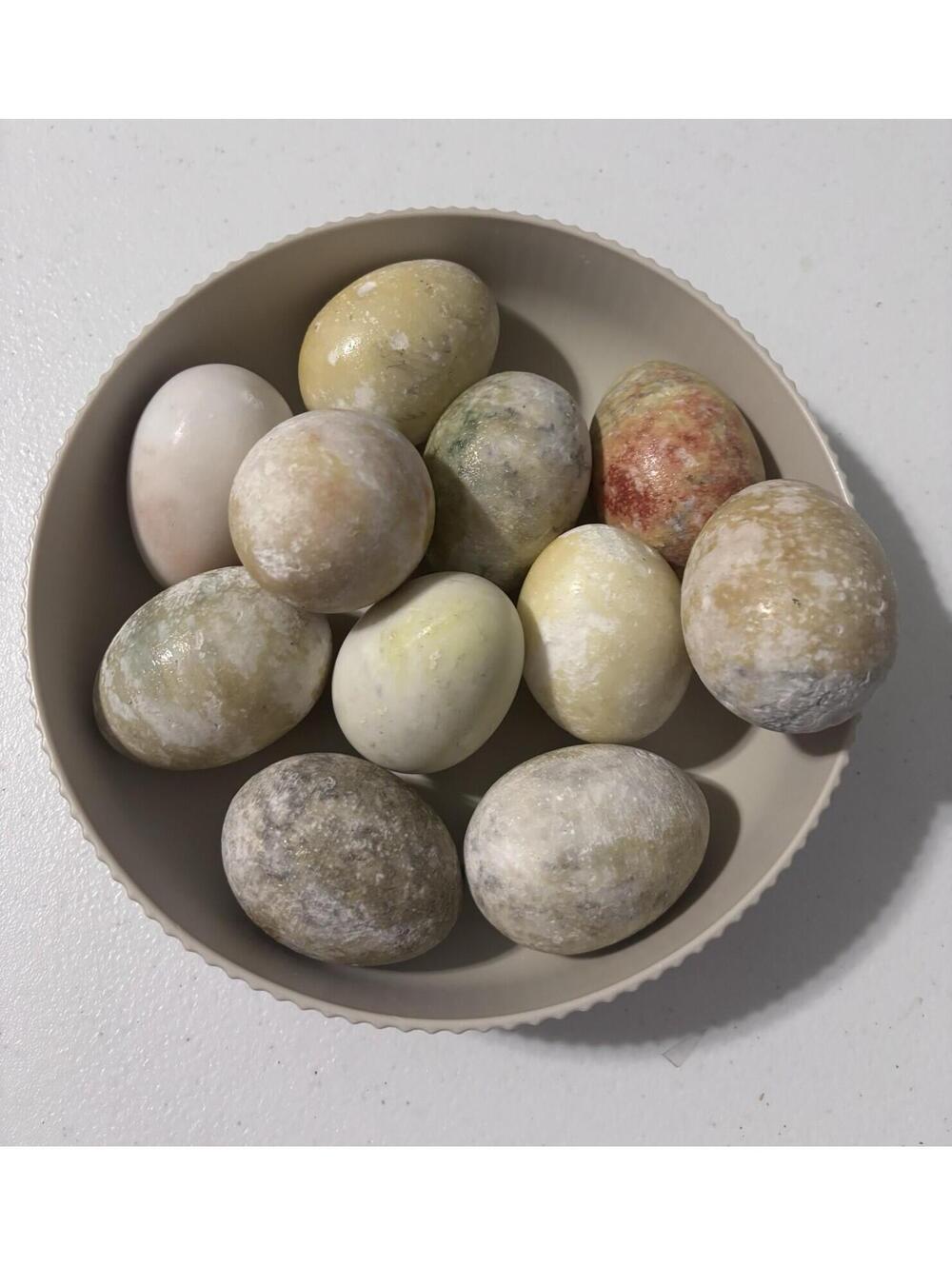 11 Stone Eggs Porous Rock Stone Natural Rock Vintage